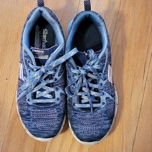 Skeches girls sneakers size 1.5 navy blue